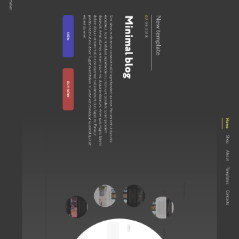 Website concept for a web studio. Created by Amary Filo